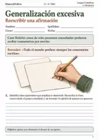 Vista previa - Hojas de trabajo - Revisión de textos: 5 cuadernos de Lengua 3.º–4.º ESO - página 1