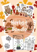 Vorschau - Mal- und Bastelvorlagen - 🍁 Herbstbundle 🍂 - Deckblatt