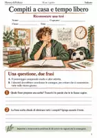 anteprima - Esercizi - Opinioni e prove – 5 fascicoli di Italiano, III sec. I grado - Pagina 1