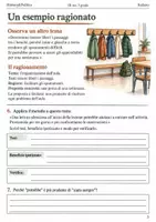anteprima - Esercizi - Opinioni e prove – 5 fascicoli di Italiano, III sec. I grado - Pagina 3