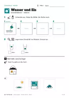 Vorschau - Arbeitsblätter - Winter-Station gratis | Wasser und Eis, Versuch, 3 Stufen, Klasse 1–2 - Seite 3