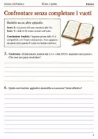 anteprima - Esercizi - Confrontare le fonti due comunicati sullo stesso episodio – fascicolo di Italiano, III sec. I grado - Pagina 2