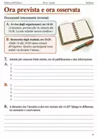 anteprima - Esercizi - Confrontare le fonti due comunicati sullo stesso episodio – fascicolo di Italiano, III sec. I grado - Pagina 3