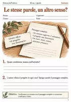 anteprima - Esercizi - Citazioni fuori contesto recuperare il significato – fascicolo di Italiano, III sec. I grado - Pagina di copertina