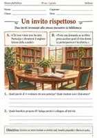 anteprima - Esercizi - Scrivere un manifesto per la biblioteca persuadere con rispetto – fascicolo di Italiano, III sec. I grado - Pagina di copertina