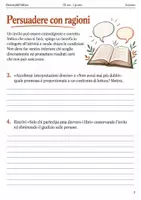 anteprima - Esercizi - Scrivere un manifesto per la biblioteca persuadere con rispetto – fascicolo di Italiano, III sec. I grado - Pagina 1