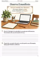 anteprima - Esercizi - Immagini e parole riconoscere contraddizioni – fascicolo di Italiano, III sec. I grado - Pagina 3