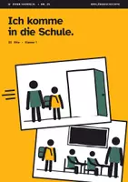 Vorschau - Fördermaterial/Inklusion - Ich komme in die Schule | Erklärgeschichte, 3 Stufen, Autismus - Deckblatt
