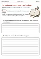anteprima - Esercizi - Tuttavia e dunque scegliere il connettivo adatto – fascicolo di Italiano, III sec. I grado - Pagina 1