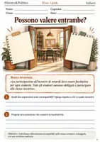 anteprima - Esercizi - Tesi contraddittorie riconoscere e correggere incoerenze – fascicolo di Italiano, III sec. I grado - Pagina di copertina