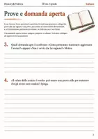 anteprima - Esercizi - Preparare un intervento in assemblea prove e domande – fascicolo di Italiano, III sec. I grado - Pagina 1