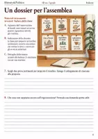 anteprima - Esercizi - Preparare un intervento in assemblea prove e domande – fascicolo di Italiano, III sec. I grado - Pagina 3