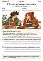 anteprima - Esercizi - Dalla polemica alla replica costruttiva – fascicolo di Italiano, III sec. I grado - Pagina di copertina