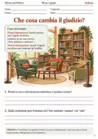 anteprima - Esercizi - Cambiare opinione spiegare il ruolo di nuove prove – fascicolo di Italiano, III sec. I grado - Pagina di copertina