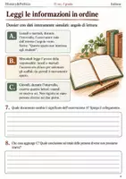 anteprima - Esercizi - Cambiare opinione spiegare il ruolo di nuove prove – fascicolo di Italiano, III sec. I grado - Pagina 3