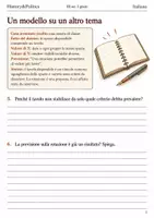 anteprima - Esercizi - Fatti e valori scrivere su una domanda controversa – fascicolo di Italiano, III sec. I grado - Pagina 2