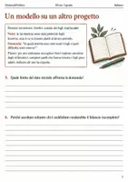 anteprima - Esercizi - Bilancio di dicembre scegliere una domanda da approfondire – fascicolo di Italiano, III sec. I grado - Pagina 2