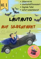 Vorschau - Fördermaterial/Inklusion - Lautauto auf Silbenfahrt - Halloween Herbst Edition! - Seite 1