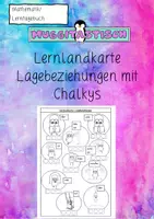 Vorschau - Arbeitsblätter - Lernlandkarte Lagebeziehungen mit Chalkys - Deckblatt