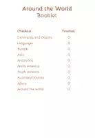 Vorschau - Arbeitsblätter - Around the World Research-Booklet - Seite 1