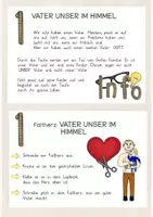 Vorschau - Stationenlernen - Vaterunser Lapbook und Infokarten - Seite 2