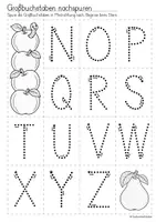 Vorschau - Arbeitsblätter - Nachspuren | Herbst-Edition - Das Alphabet (Vorschule und Klasse 1) - Seite 3