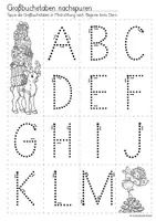 Vorschau - Arbeitsblätter - Nachspuren | Weihnachtsedition - Das Alphabet (Vorschule und Klasse 1) - Seite 2