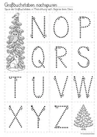Vorschau - Arbeitsblätter - Nachspuren | Winter-Edition - Das Alphabet (Vorschule und Klasse 1) - Seite 3