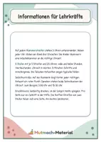 Vorschau - Fördermaterial/Inklusion - Uhr-Klammerkarten: Uhrzeiten lesen - Seite 1