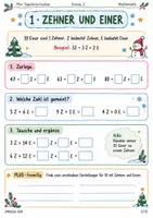Vorschau - Stundenentwürfe - Adventskalender: Weihnachts-Rechenwerkstatt Klasse 2 – Mit Freude rechnen bis 100 - Seite 1