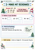 Vorschau - Stundenentwürfe - Adventskalender: Weihnachts-Rechenwerkstatt Klasse 2 – Mit Freude rechnen bis 100 - Seite 3