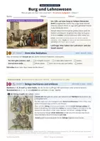 Vorschau - Arbeitsblätter - DenKIste Geschichte: Burg und Lehnswesen – KI-sichere Aufgaben (Kl. 7) - Seite 1