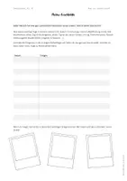 Vorschau - Arbeitsblätter - Meine persönliche und meine Familiengeschichte - Deckblatt