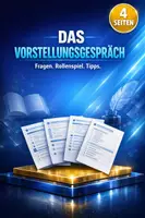 Vorschau - Arbeitsblätter - Vorstellungsgespräch, Rollenspiel - Deutsch Berufsschule, Aufgaben + Rollenkarten - Deckblatt