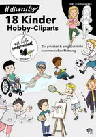 Vorschau - selbst erstellte Cliparts/Grafiken - Hobby Cliparts: 19 Kinder #diversitykids - Deckblatt