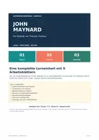 Vorschau - Arbeitsblätter - John Maynard von Theodor Fontane | 9 Arbeitsblätter mit Lösungen für Klasse 7 - Seite 1