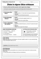 Vorschau - Arbeitsblätter - Richtig zitieren Übungen & Merkblätter - Seite 3