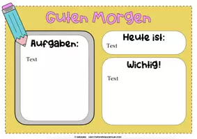 Vorschau - Präsentationen/Tafelbilder - Editierbare Smartboard Vorlage | Powerpoint | Freebie - Seite 1