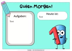 Vorschau - Präsentationen/Tafelbilder - Editierbare Smartboard Vorlage | Powerpoint | Freebie - Seite 3