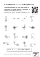 Vorschau - Arbeitsblätter - "Würfelnetze" - Arbeitsblatt mit QR Code zum Lernvideo - Deckblatt