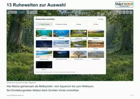 Vorschau - Spiele - 🌿 Ruhewelten – Smartboard-Tool mit Lautstärkeanzeige, 13 Naturmotiven & Timer - Seite 2