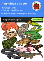Vorschau - selbst erstellte Cliparts/Grafiken - Tiere Cliparts Großes set Biologie - Seite 1
