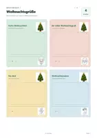Vorschau - Mal- und Bastelvorlagen - Weihnachtliche Süßigkeitengeschenke: Mitgebsel / Wünsche für die Weihnachtsferien - Seite 1