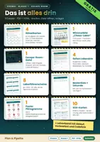 Vorschau - Arbeitsblätter - Escape Room Sicherheit im Labor Chemie Klasse 7: Sperrzone Labor 7 – kostenlos | Laborregeln, Gefahrenpiktogramme, Gasbrenner, Laborführerschein - Seite 1