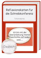 Vorschau - Präsentationen/Tafelbilder - Reflexionskarten Schreibkonferenz - Deckblatt