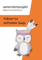 Vorschau - Anderer Materialtyp - Podcastprojekt Mittelstufe: Politische Songs vorstellen - Deckblatt
