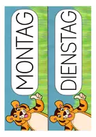 Vorschau - Präsentationen/Tafelbilder - Tagestransparenz Tigerklasse - Seite 1
