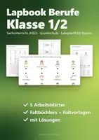 Vorschau - Mal- und Bastelvorlagen - Lapbooks Grundschule Klasse 1–4 – 8 Mal- und Bastelvorlagen für Sachunterricht und Ethik - Seite 1