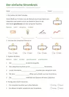 Vorschau - Mal- und Bastelvorlagen - Strom und Magnetismus Lapbook Klasse 3/4 – Stromkreis, Leiter, Magnete und Sicherheit - Seite 3