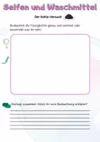 Vorschau - Arbeitsblätter - Der Kohle Versuch und Erklärung Mizellen - Seite 1